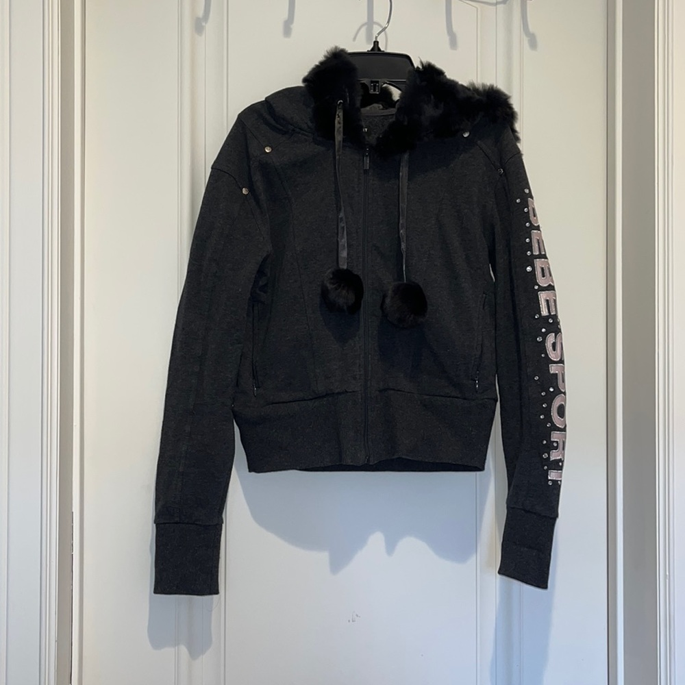 Bebe Sport Zip-Up Sweater 2